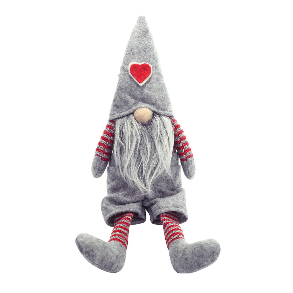 Рождественское украшение, завязанные бороды, висячие ноги, без лица, кукла, сцена, макет, рождественские украшения для дома, для дома, Санта, детские игрушки