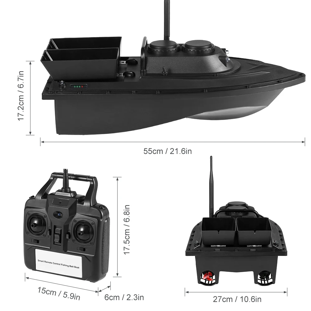 Умная рыболовная приманка лодка RC D11 500 м дистанционное управление игрушка