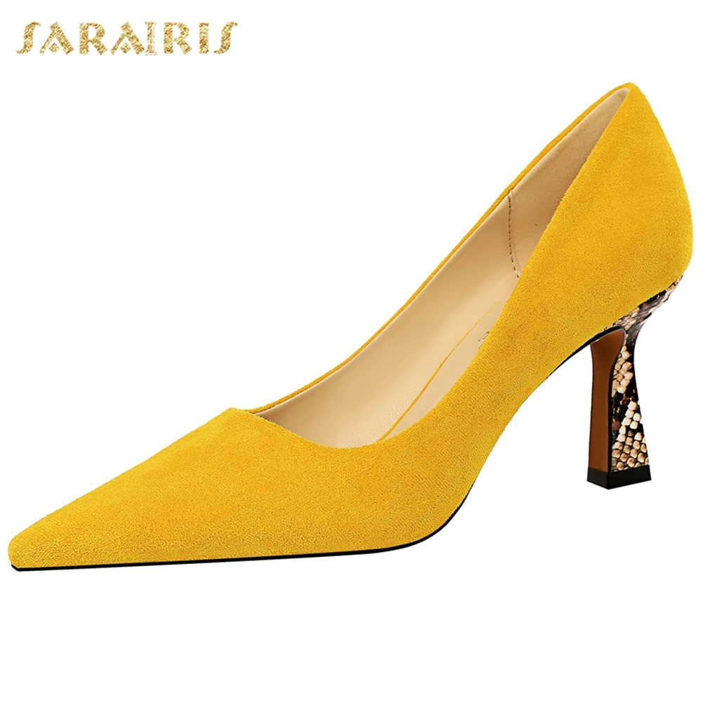 

Sarairis On Sale Bigtree Sexy High Heels Poitned Toe Women Spring Office Lady Top Quality Shoes Woman Pumps