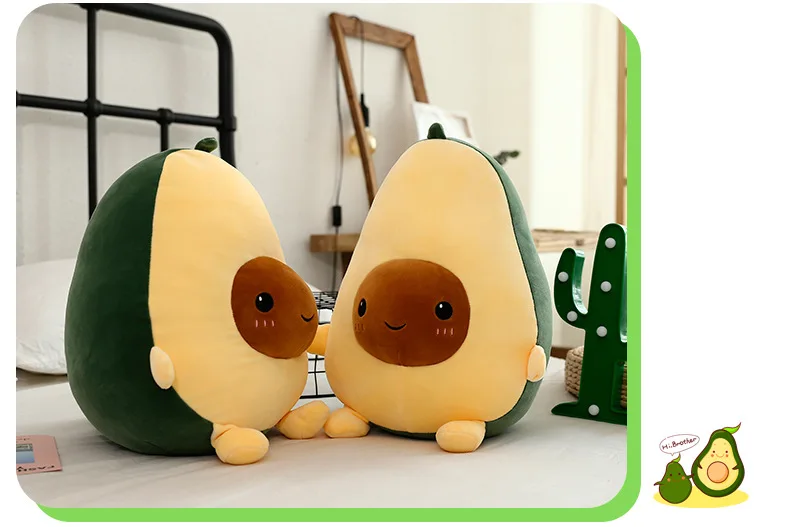 Новая стильная онлайн-игрушка знаменитостей авокадо, мягкая детская игрушка для девочек, очень мягкая кукла, подушка, кукла