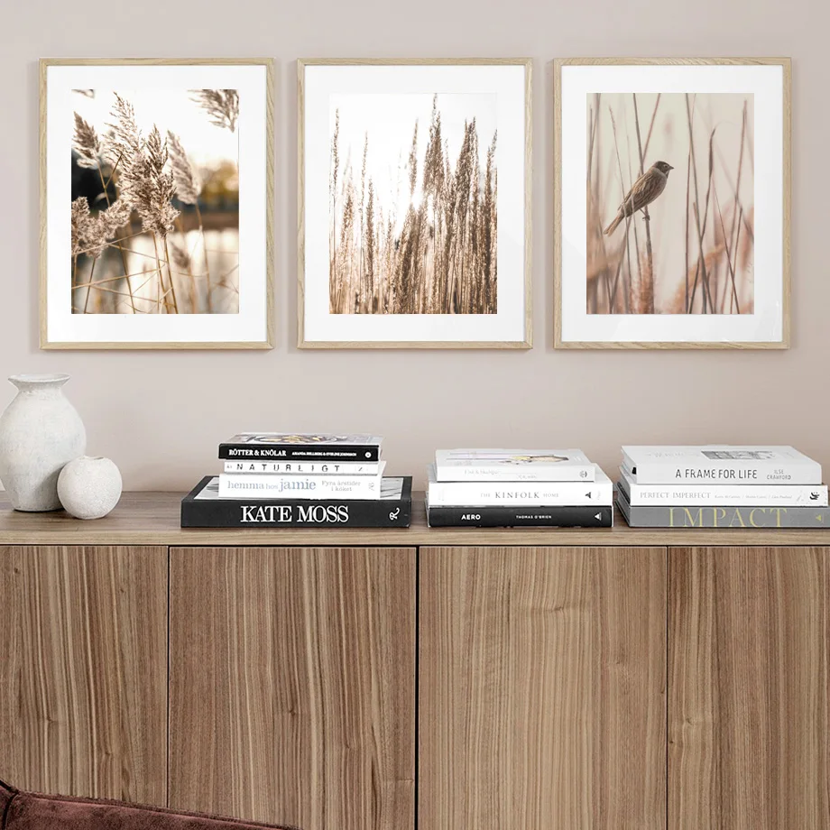 Reed-Wild-Plant-Sand-Nordic-Posters-And-Prints-Wall-Art-Canvas-Painting-Wall-Pictures-For-Living (13)