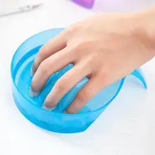Палец для дизайна ногтей Замачивание чаши качество ногтей советы лак Soaker Маникюр Лечение здоровье Инструменты Прочный роговой уход пузырчатая чаша