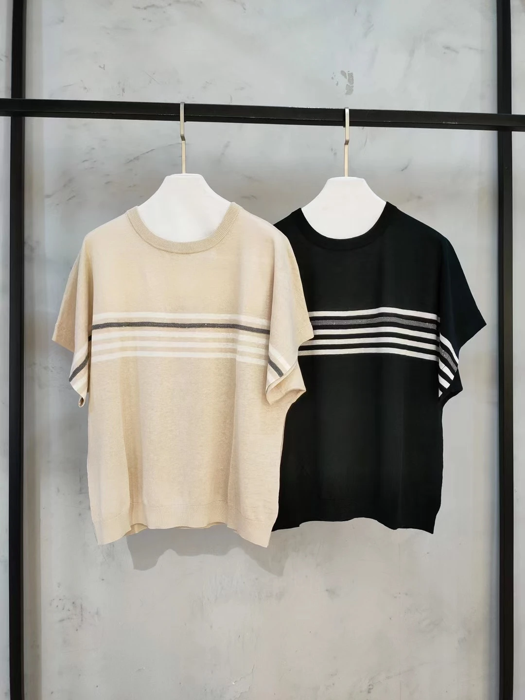 初心者編 ファッション女性21新半袖カジュアルラウンドネックチェーンカラーブロックトップ0325 特典なし Women S Clothing Tops Tees Senfinances Sn