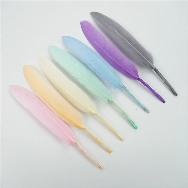 10-15cm/4-6inch Duck Feathers Handicraft Accessories Small Goose Plumes Jewelry Creation DIY Gift Decorations,mixed color feathers,goose feathers,craft feathers,natural feathers
