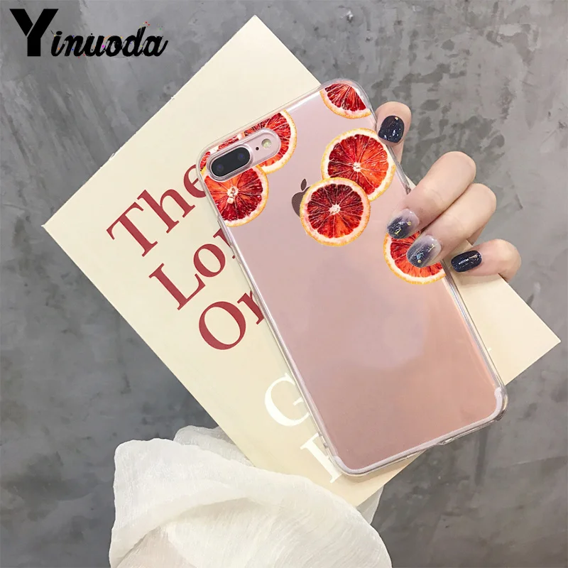 Новинка забавный чехол для телефона Yinuoda с кокосовым лимоном и фруктами Apple iPhone 8 7