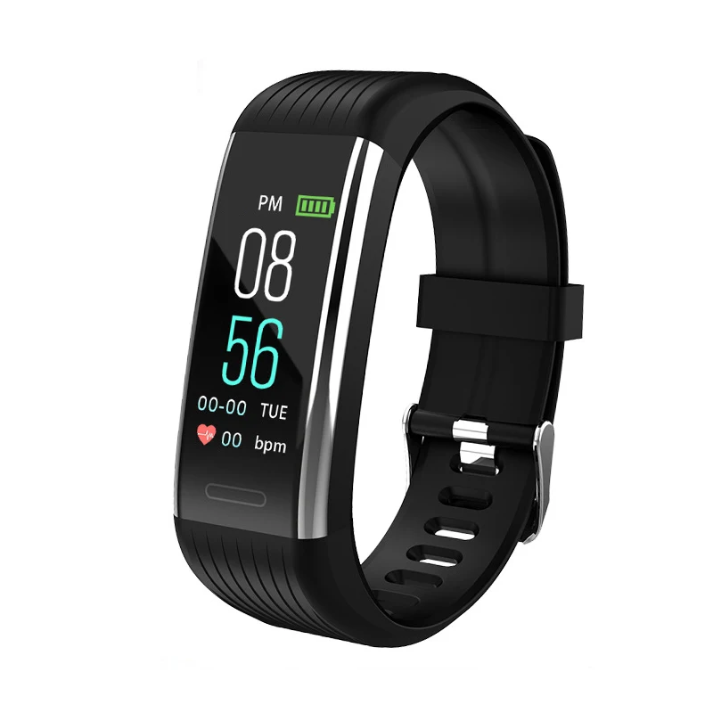 Серебристый R1 Bluetooth SmartBand фитнес-трекер спортивный умный Браслет Удаленная фотография браслет IP67 водонепроницаемый монитор сердечного ритма - Цвет: Серебристый