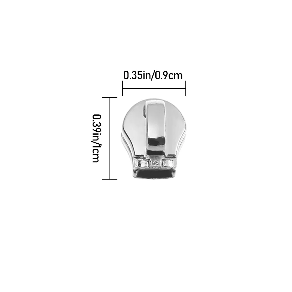 5/10Pcs Zipper Pull Head Repair Replacement Universal Zip Slider Teeth Rescue Copper Tooth Zippers Sewing Clothes Accessories