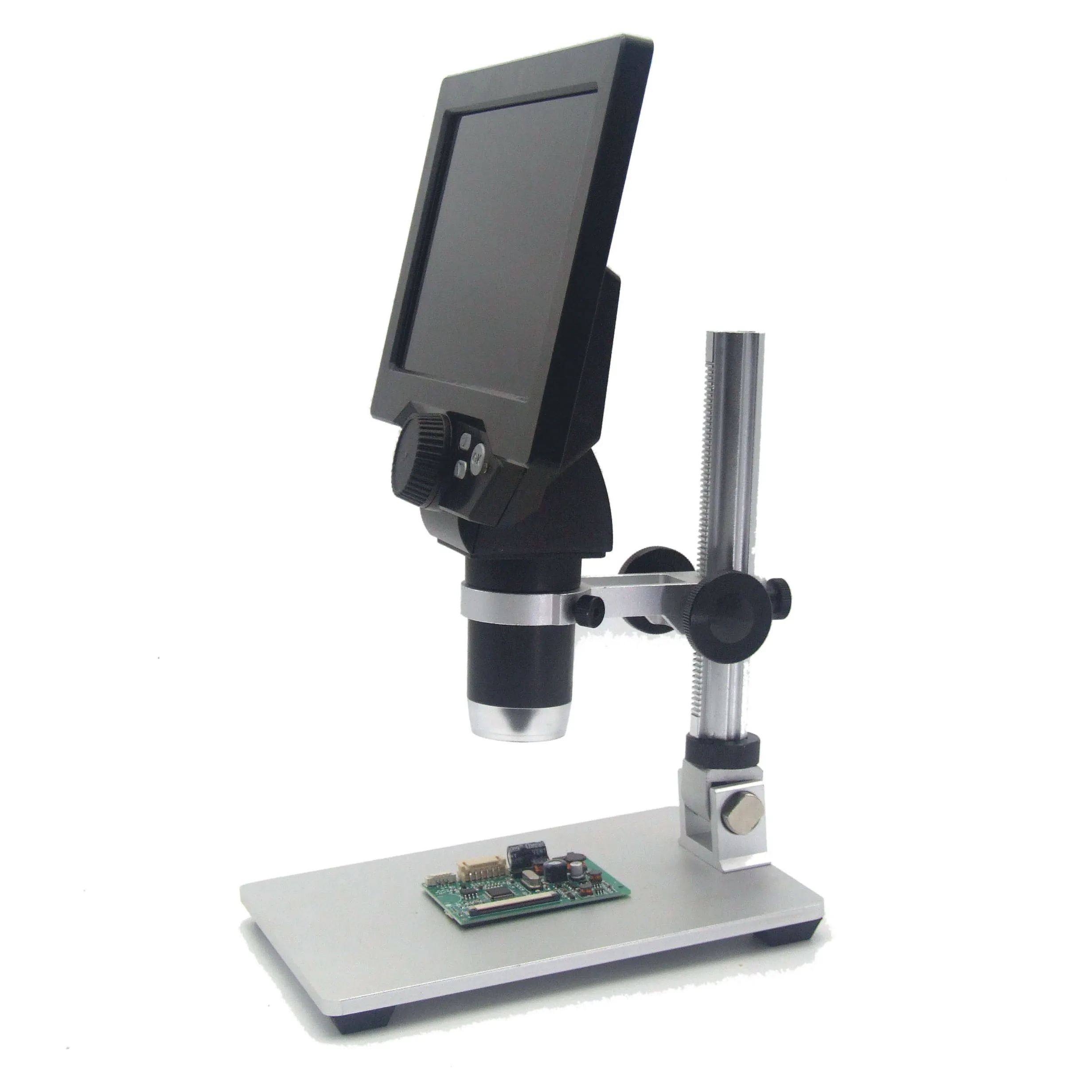 7' HD 12MP 1-1200X lcd цифровой электронный микроскоп Видео микроскопы резист для пайки пайка SMT телефон Ремонт лупа сплав Стенд