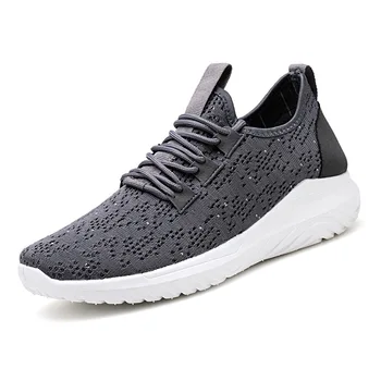 

2020 Men Shoes Flying Weave Super Light Men Shoes Breathable Shoes Cushioning Non-slip Mesh Walking Shoes Men Sneakers
