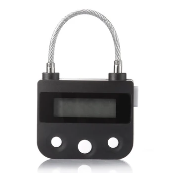 

Couples Toys Adult Game Bondage Lock Fetish Handcuffs Mouth Gag Electronic Timer Bondage Restraints Chastity Time Lock