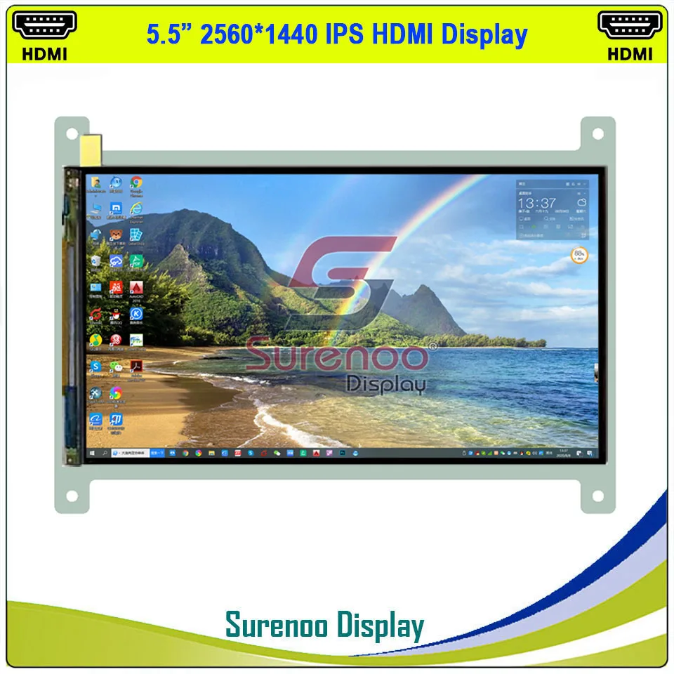 5 &quotHDMI все в одном 2K 1440*2560 Sharp MIPI IPS ЖК модуль монитор экран дисплея LCM LS055R1SX04 50 Гц/60