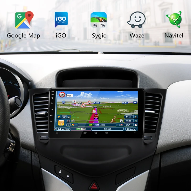 Top Jansite Android Car Radio for Chevrolet Cruze 2009 2010 2011 2012 2013 2014 FM AM touch screen 4G Internet WIFI Reversing image 3