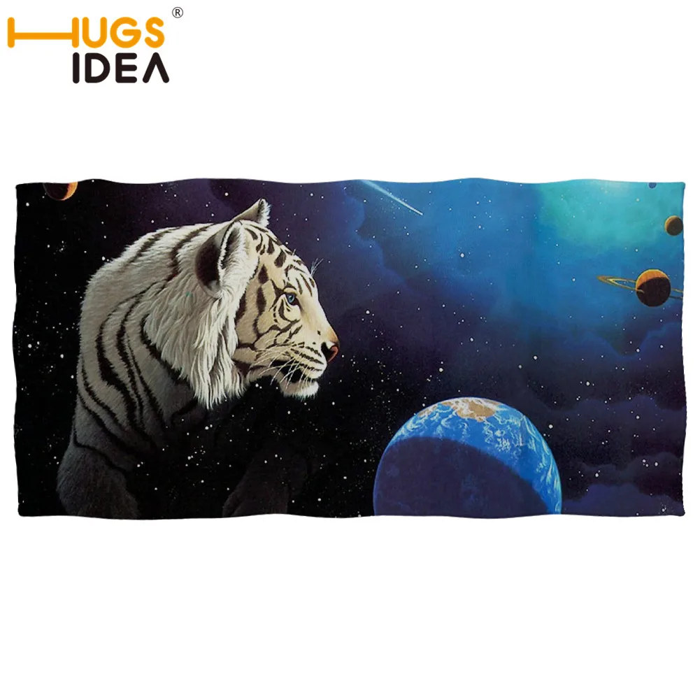 YY0478Z31 HUGSIDEA Tiger принтованное из микрофибры банное полотенце отель большой для взрослых летнее полотенце для пляжа и спорта Путешествия сауна коврик одеяло - Цвет: YY0478Z31