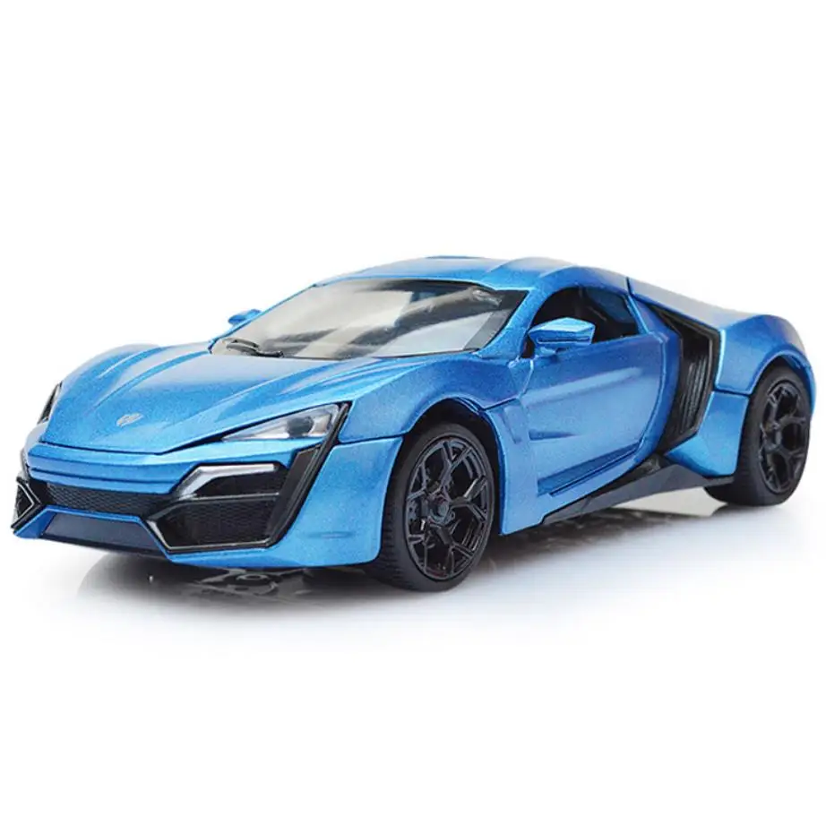 Горячие весы 1:32 колеса литье под давлением Супер спортивный автомобиль