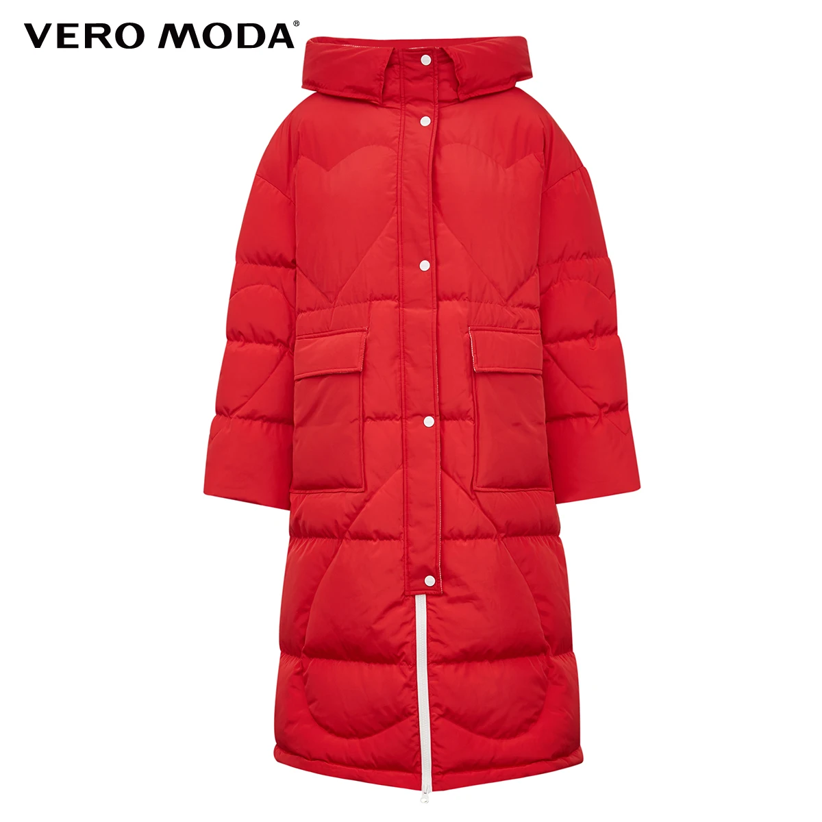 Vero Moda женский в форме сердца стеганый силуэт с капюшоном длинный пуховик | 319412512