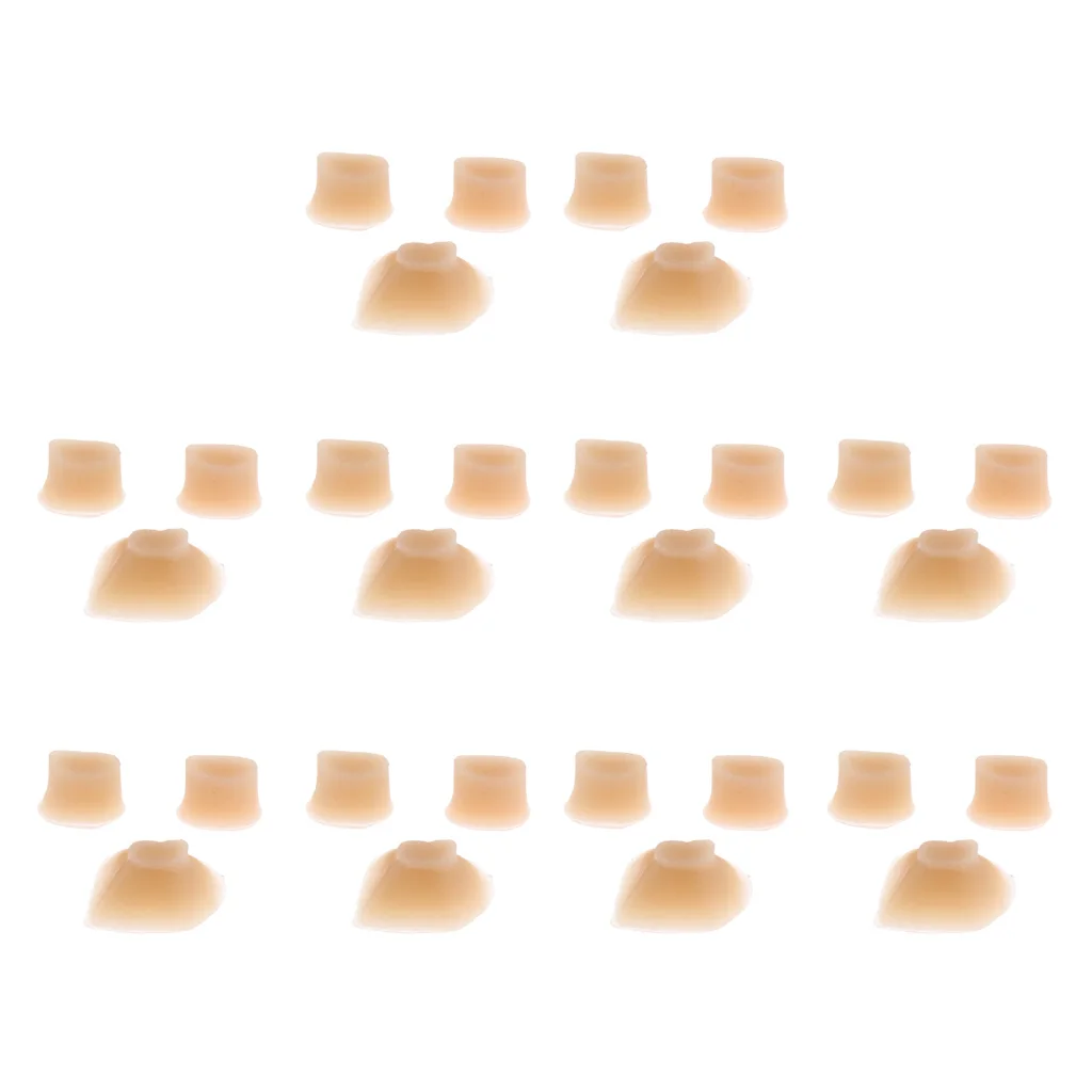 Durable 10 Sets Flute Buttons Pads Flute Repair Replacement Accessory