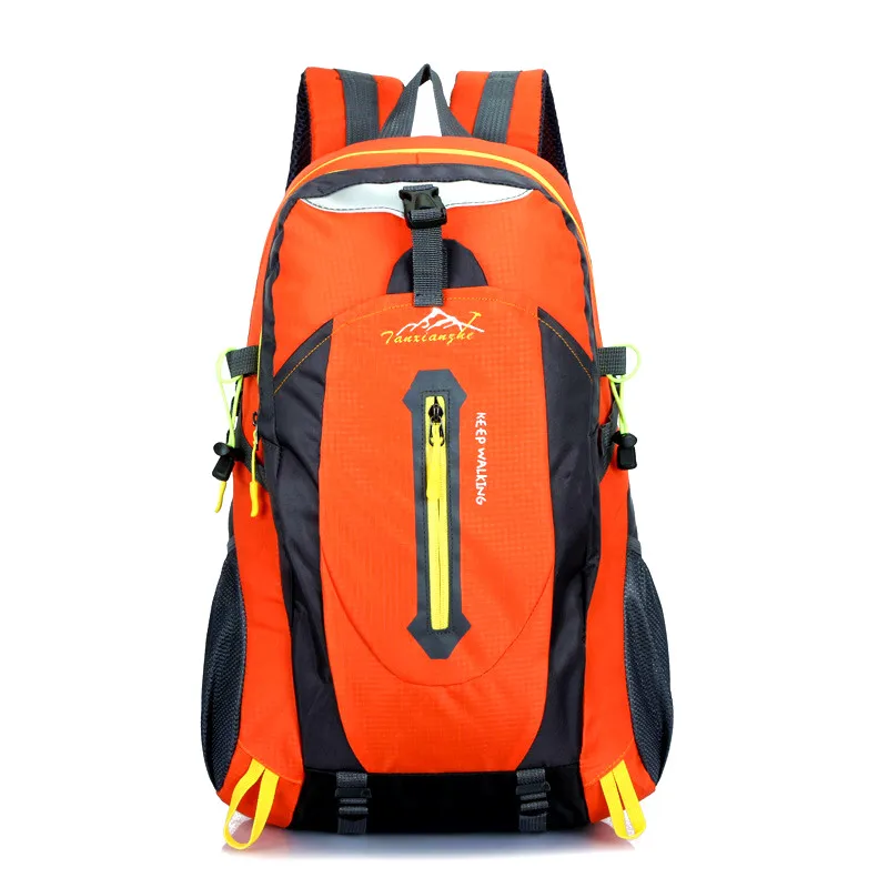 Походные рюкзаки для альпинизма, мужские дорожные сумки, водонепроницаемые 40л походные рюкзаки, рюкзаки для кемпинга, спортивные сумки, мужские рюкзаки - Цвет: orange
