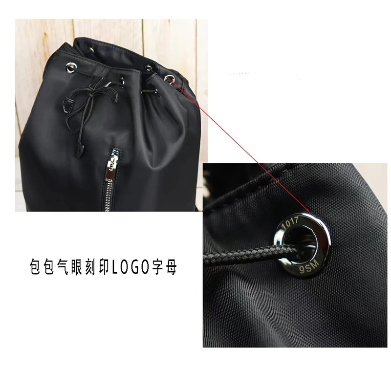 Czarny ALYX plecaki mężczyźni kobiety 1:1 wysokiej jakości torba regulowane ramiona 1017 9SM Alyx torby trawienia Logo klamra