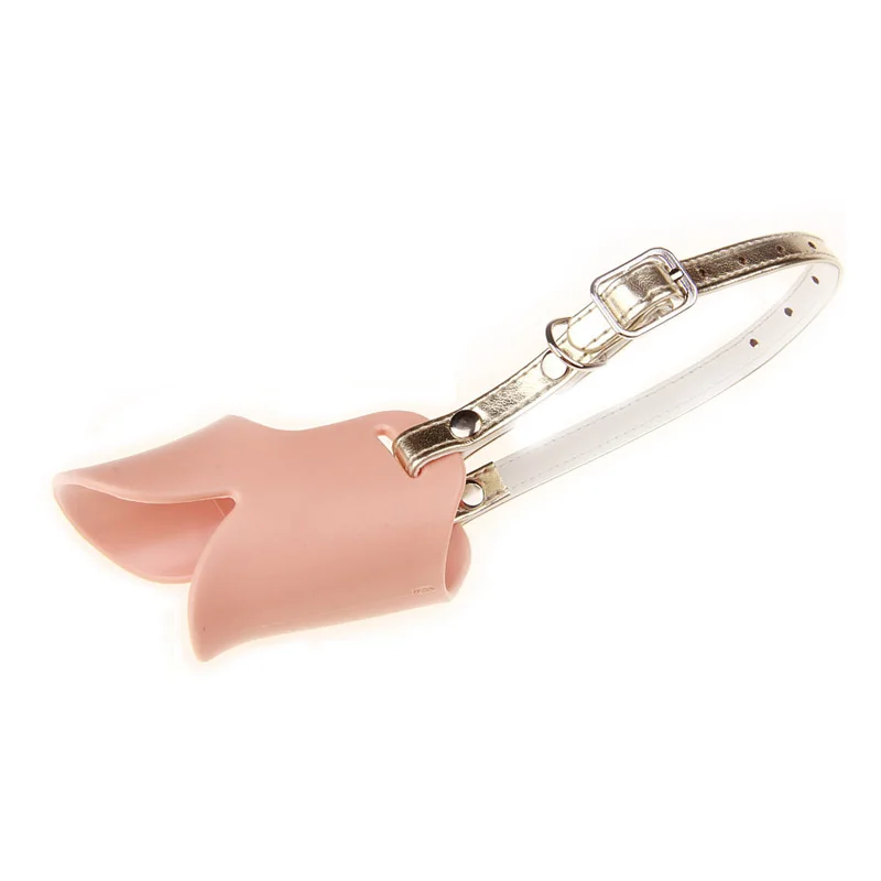17 Dog Muzzle Silicone Cute Duck Mouth Mask Muzzle Bark Bite Stop Small Dog Anti-bite Masks For Dog Products Pets Accessories - Цвет: 17