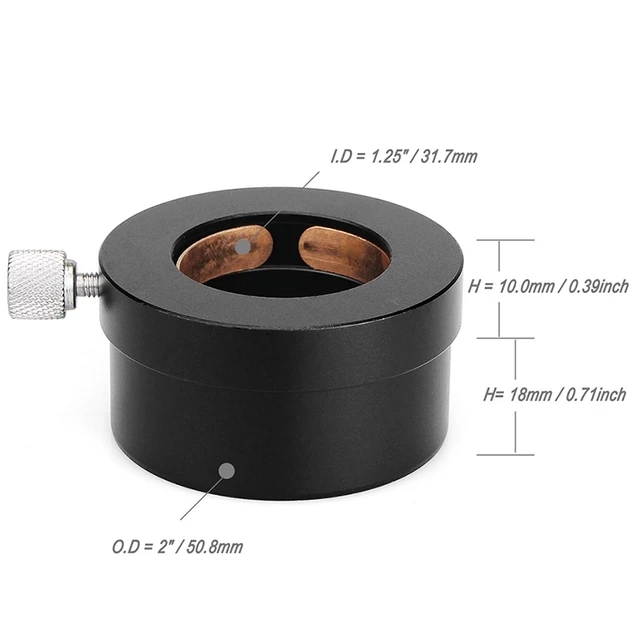 SVBONY Telescope Eyepiece Adapter 1.25" to 0.965" / 0.965" to 1.25" / 2" to 1.25" / 1.25" to 2" Mount Adapter W2811Z 4