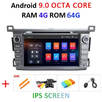 4G 64G IPS 4G 64G DSP ips 2 Din Android 9 Автомобильный мультимедийный dvd-плеер gps для Toyota RAV4 Rav 4 2013 Автомагнитола OBD2 - Цвет: 4G 64G IPS