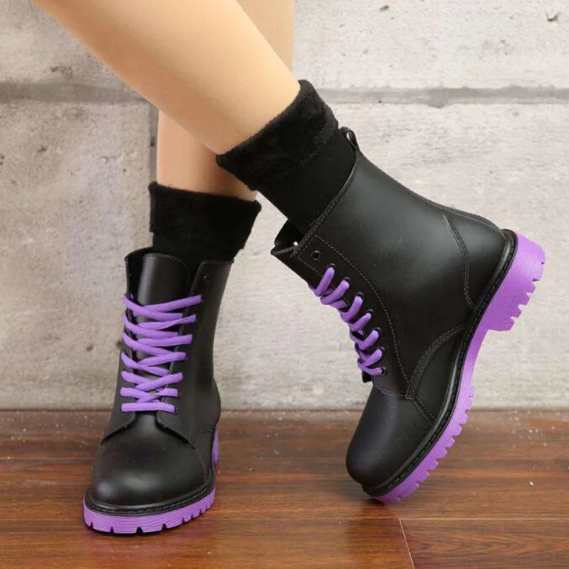 ladies rubber ankle boots