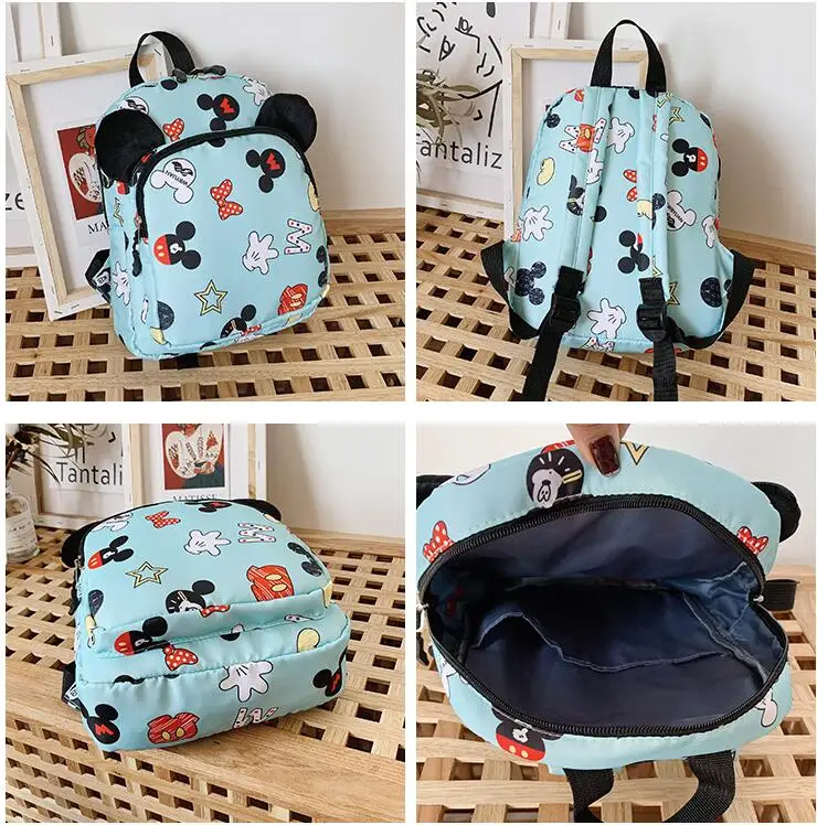  Children Bag Cute Cartoon Mickey Minnie Kids Bags Kindergarten Preschool Backpack For Boys Girls Ba - 4000308788522