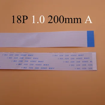 

2pcs 18 pin Flat Switch Ribbon 18p Flex Cable Power Button 18pin 1.0mm forward Length 200mm AWM 20624 80C 60V VW-1