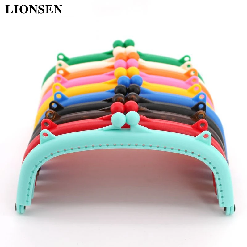 Frame-Handle Handbag-Accessories Purse Lock Kiss-Clasp Clutch-Bag Making Plastic LIONSEN