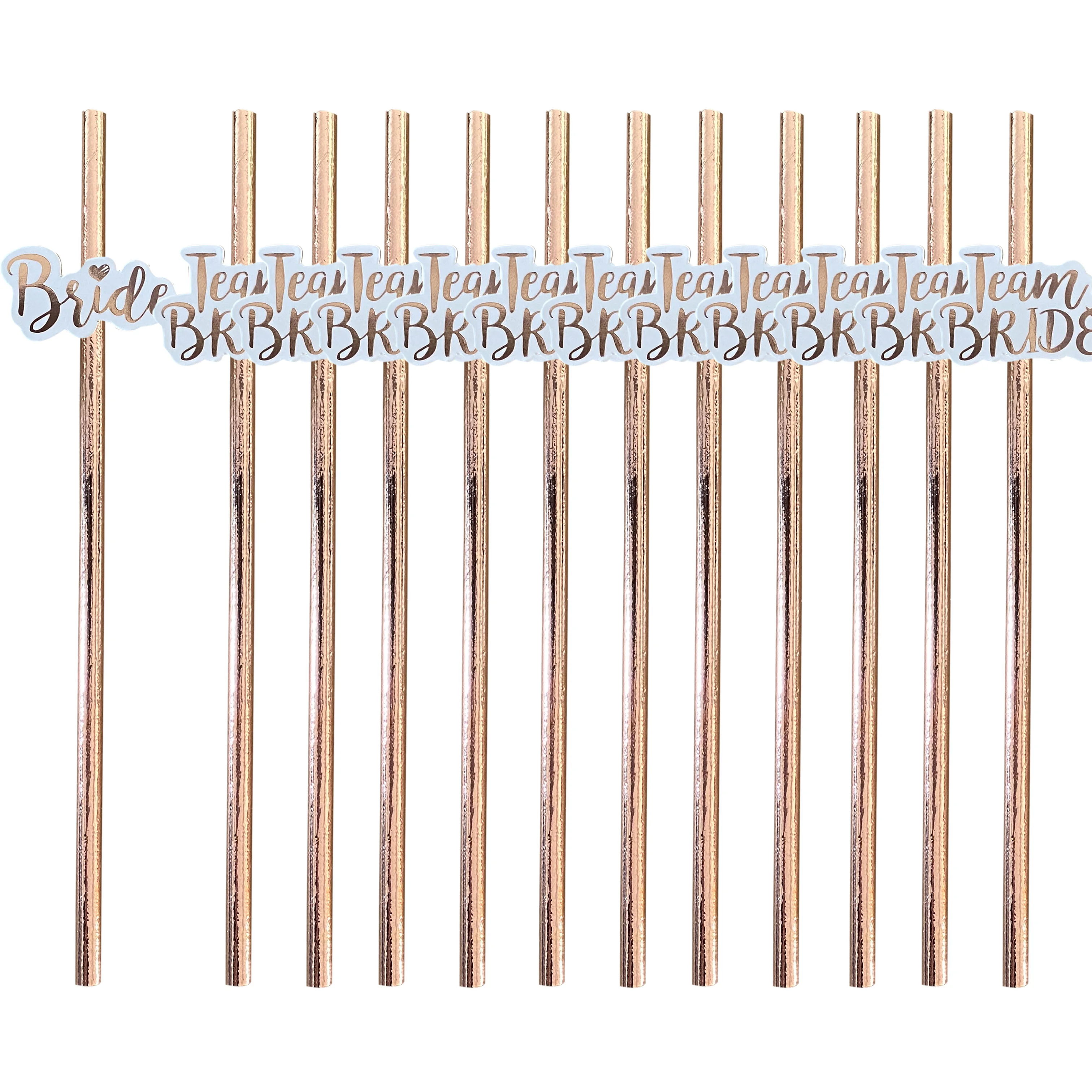 1pc Sposa 11Pc Team Bride 12Pcs Sposa per essere cannucce per feste addio al nubilato festa di nozze addio al nubilato decorazione forniture