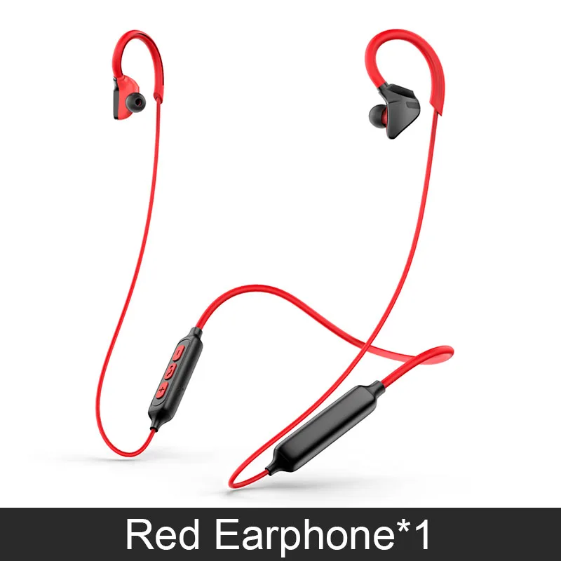 PTM L1 беспроводные Bluetooth наушники Hifi Bluetooth наушники портативные музыкальные наушники с микрофоном стерео бас гарнитура для смартфона - Цвет: Red