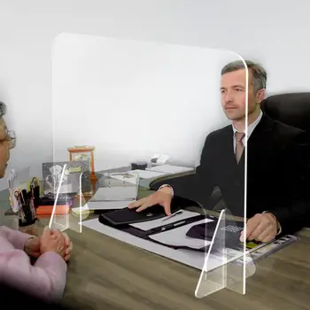 

Transparent Isolation Protection Board Guard Sneeze Guard Shield Plexiglass Sneeze And Cough Protective Shield Barrier Dropship