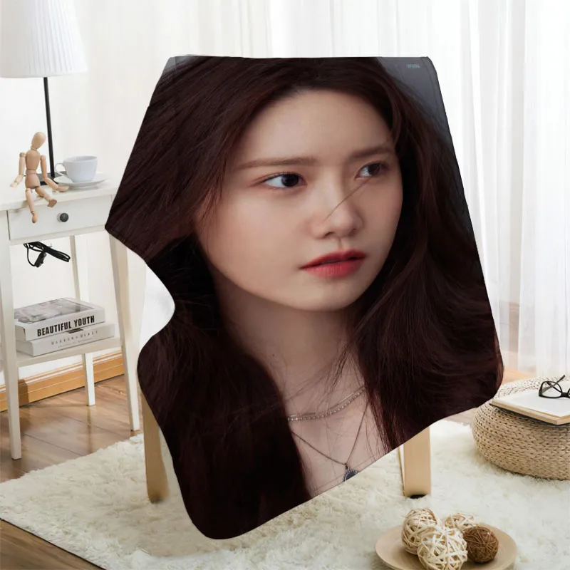 

Musife пользовательские Yoona фланель Одеяло Создай свой собственный Одеяло фланель Одеяло s для дивана «сделай сам»; Прямая поставка