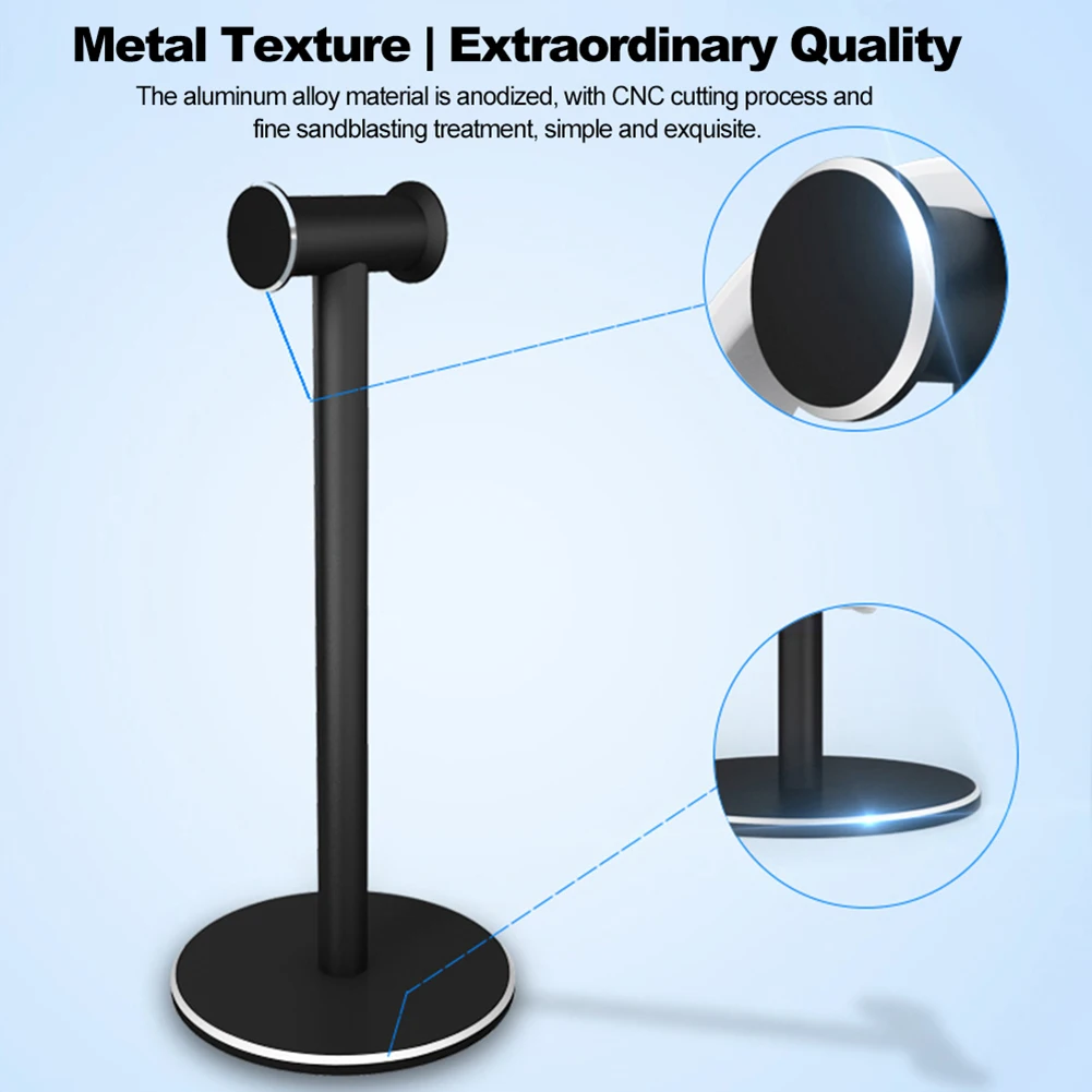 Universal Earphone Headset Bracket Aluminum Alloy Game Earphone Hanger Desk Display Rack Storage Stand
