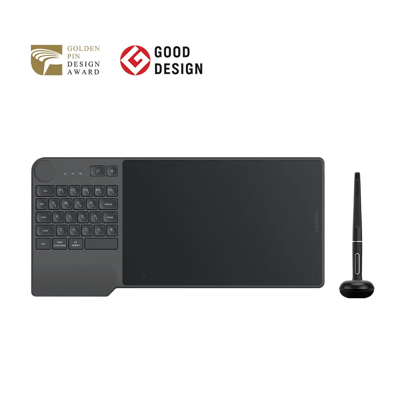 Графический планшет Huion KD200 Inspiroy беспроводной с клавиатурой Bluetooth 8192 уровня