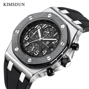 

Relogio Masculino KIMSDUN Top Brand New Sport Watch Men Waterproof Date Quartz Men's Watches Chronograph Fashion Wrist Watches