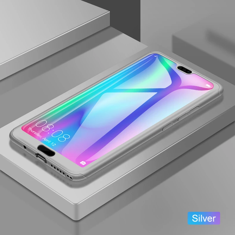 360 Full Protection Phone Case For Huawei P40 Lite Pro  Back Cover Case With Glass (10)