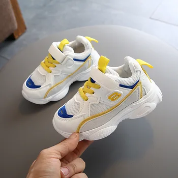 

Children's Sneakers Mesh Baby Shoes 2020 New Fashion Girls Casual Shoes Kids Boys Sports Running Shoes Breathable Light 2.5