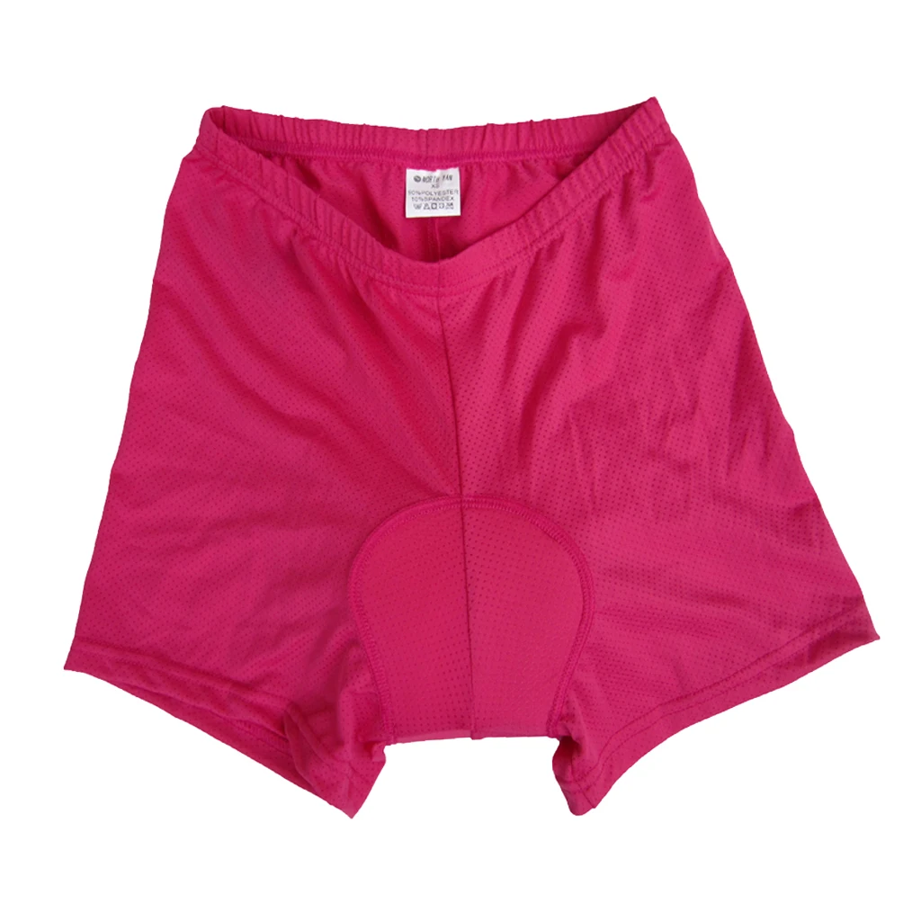 Pink Women Girls Cycling Bike Shorts Cycle Underwear Bicycle Clothing with Silicone Pad