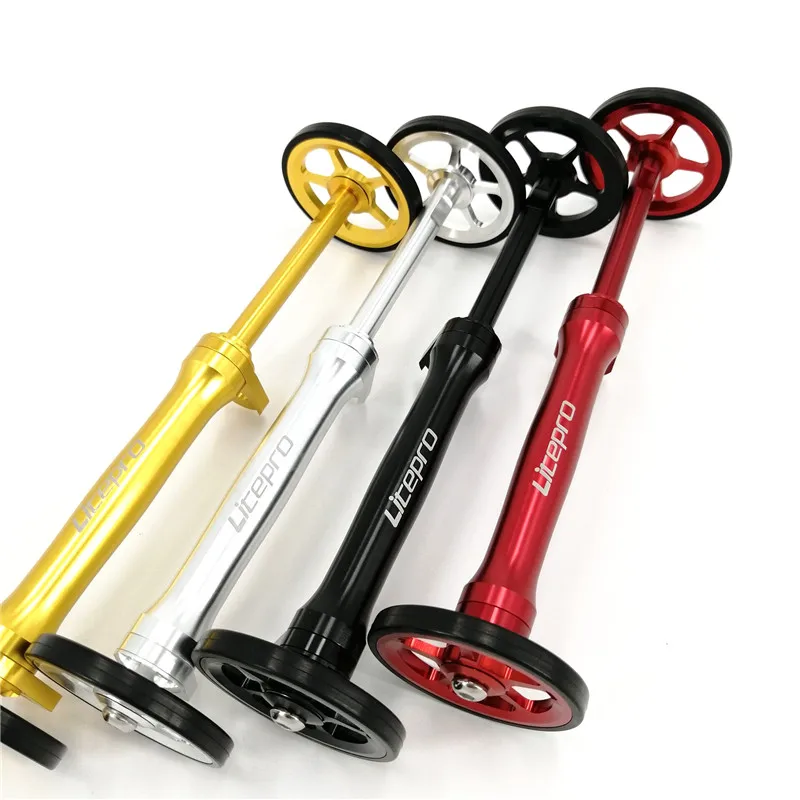 Litepro легкое колесо и удлинитель для Brompton задний грузовой стеллаж Easywheel телескопический стержень
