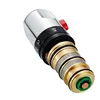 Brass Thermostatic Mixing Valve Temperature Control Ceramic Valve for Solar Water Heater Valve Parts Ceramic Cartridge WJ911 ► Photo 2/5