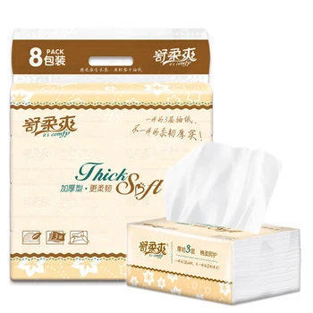 

Paper Extraction 110 Sheets 3-layers Skin-Friendly Paper Extraction Protogenesis Napkin Household Tissue Paper Non-Smell Wipes