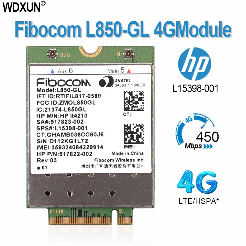 L850GL L850 for hp lt4210 wireless card L15398001 xmm 7360