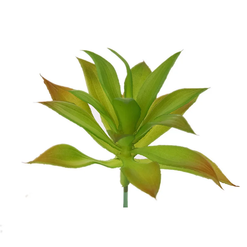 6 шт. Мини имитация суккулентных растений искусственные негоршечные Agave стеблей Дом Сад Офис украшения