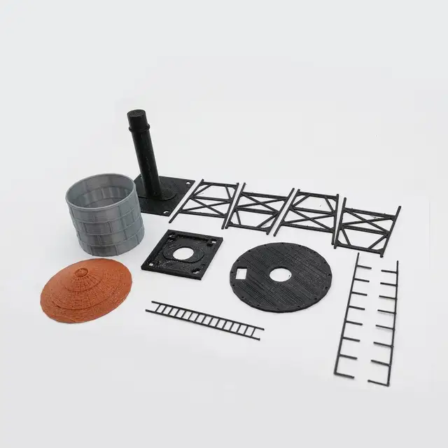 Outland Models Trackside Water Tower HO Scale 1:87 Train Railway Layout 3