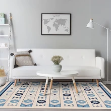 Дом в средиземноморском стиле ковры для гостиной Декор для детской спальни Нескользящие напольные коврики простые нордические геометрические коврики