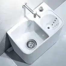 

Ceramic mop pool large capacity mop pool trough mop bucket washing bucket floor mop cleaning car washing bucket household