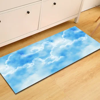 

Landscape Printed Floor Carpet For Living Room Soft Carpets In The Bedroom Bedside Mats Anti-slip Kitchen Rugs Bathroom Mat