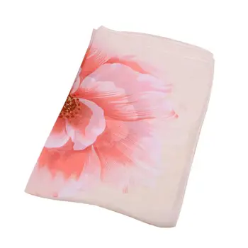 

9 colour Fashion fresh and elegant big tweezers printed chiffon silk scarf 50cm*160cm