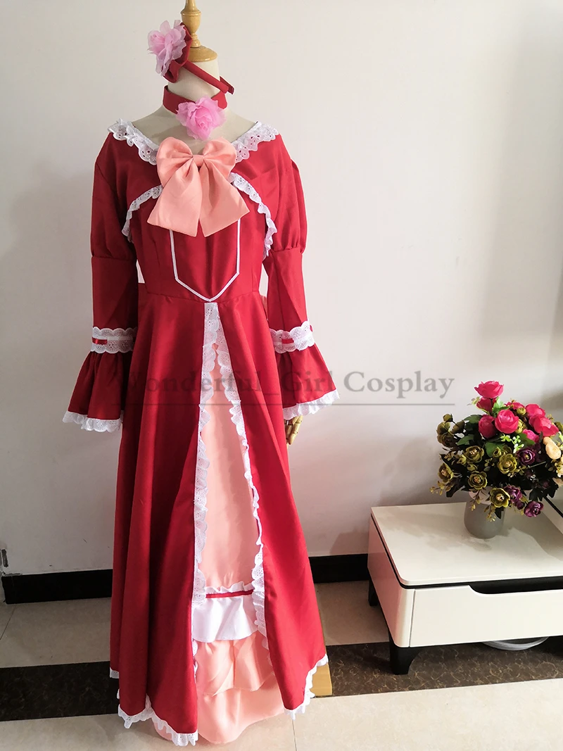Black Butler Kuroshitsuji Elizabeth Cosplay Kostüm Lolita Halloween Kostüme Frauen Jede Größe 2
